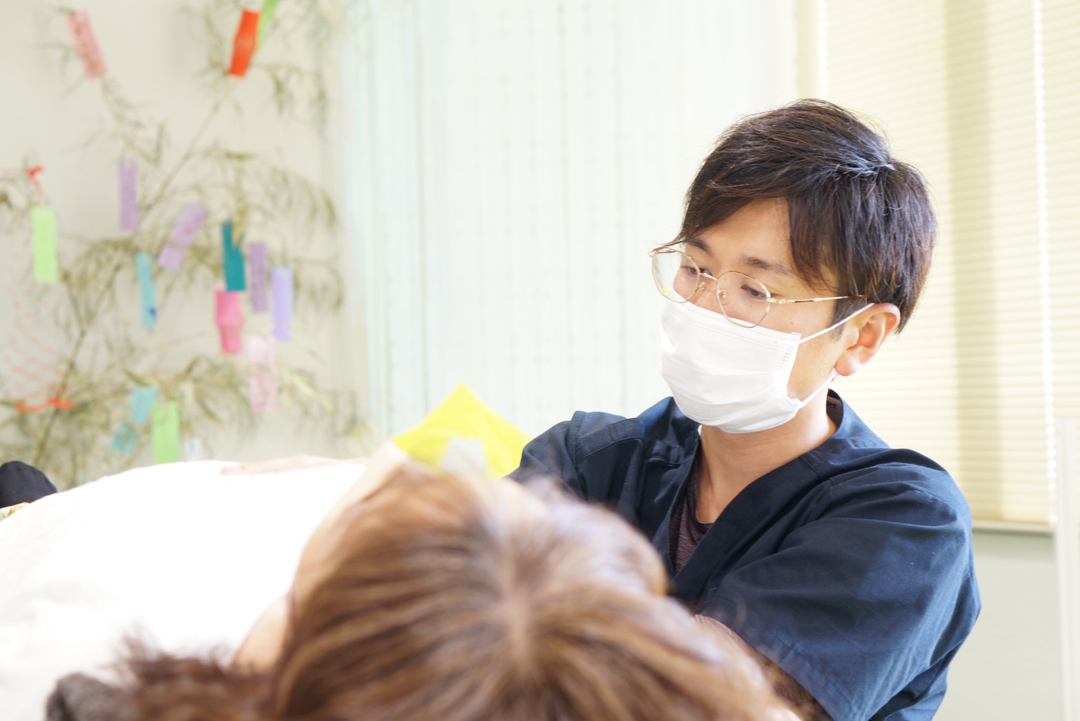 施術の様子